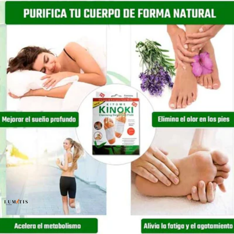 PARCHE DESINTOXICANTE KINOKI™100% NATURALES