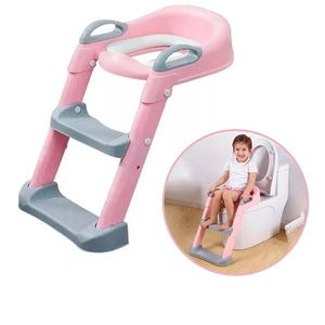 ASIENTO DE INODORO  CON ESCALERA PARA NIÑOS